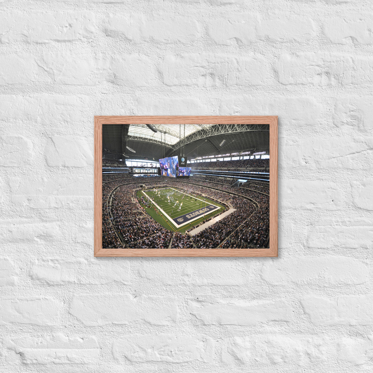 Dallas Cowboys AT&T Stadium Framed Poster - Stadium Vagabond