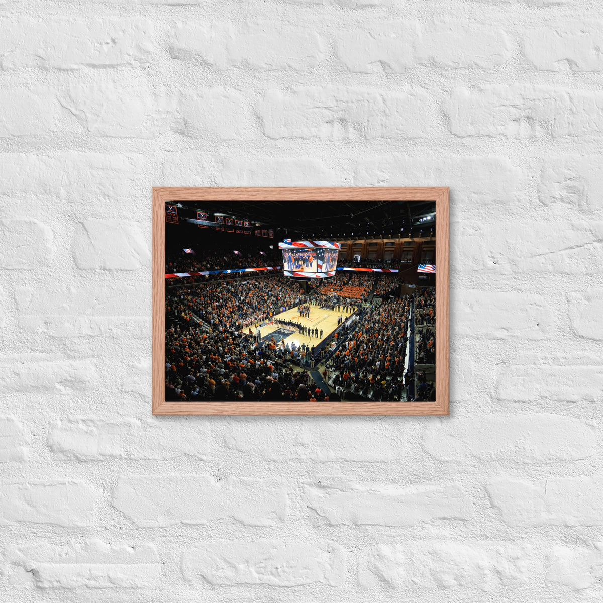 UVA Caveliers John Paul Jones Arena Framed poster - Stadium Vagabond