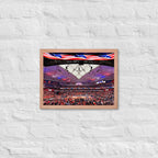 Syracuse Orangemen Basketball Framed poster - Stadium Vagabond