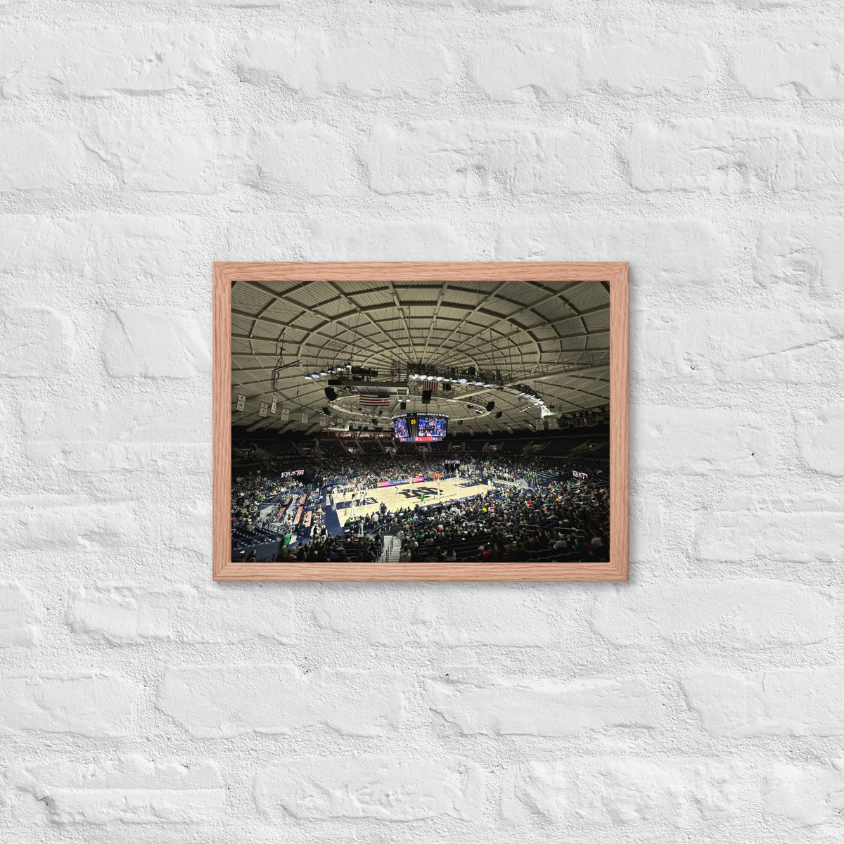 Notre Dame Basketball Framed poster - Stadium Vagabond