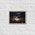 Kansas Jayhawks Basketball Framed poster - Stadium Vagabond