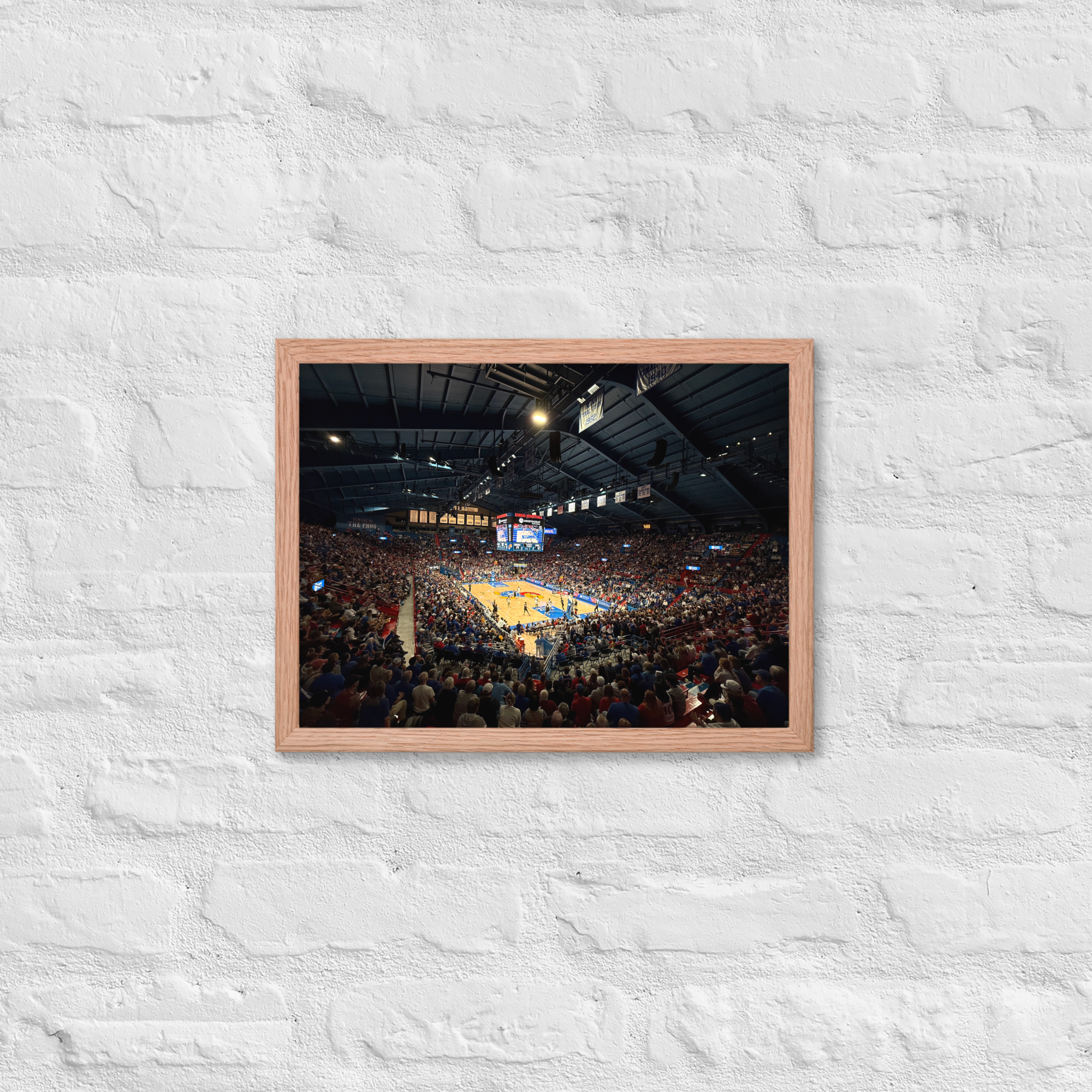 Kansas Jayhawks Basketball Framed poster