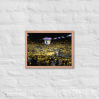 Michigan Wolverines Crisler Center Basketball Framed Poster - Stadium Vagabond