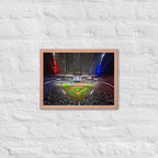 Milwaukee Brewers American Family Field Framed Poster- Night Game - Stadium Vagabond