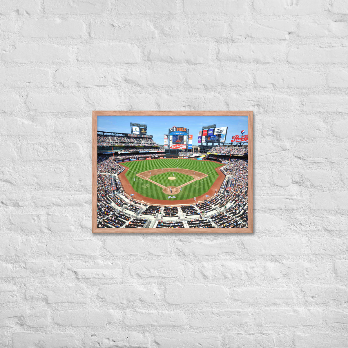 Citi Field - New York Mets Framed Poster - Stadium Vagabond