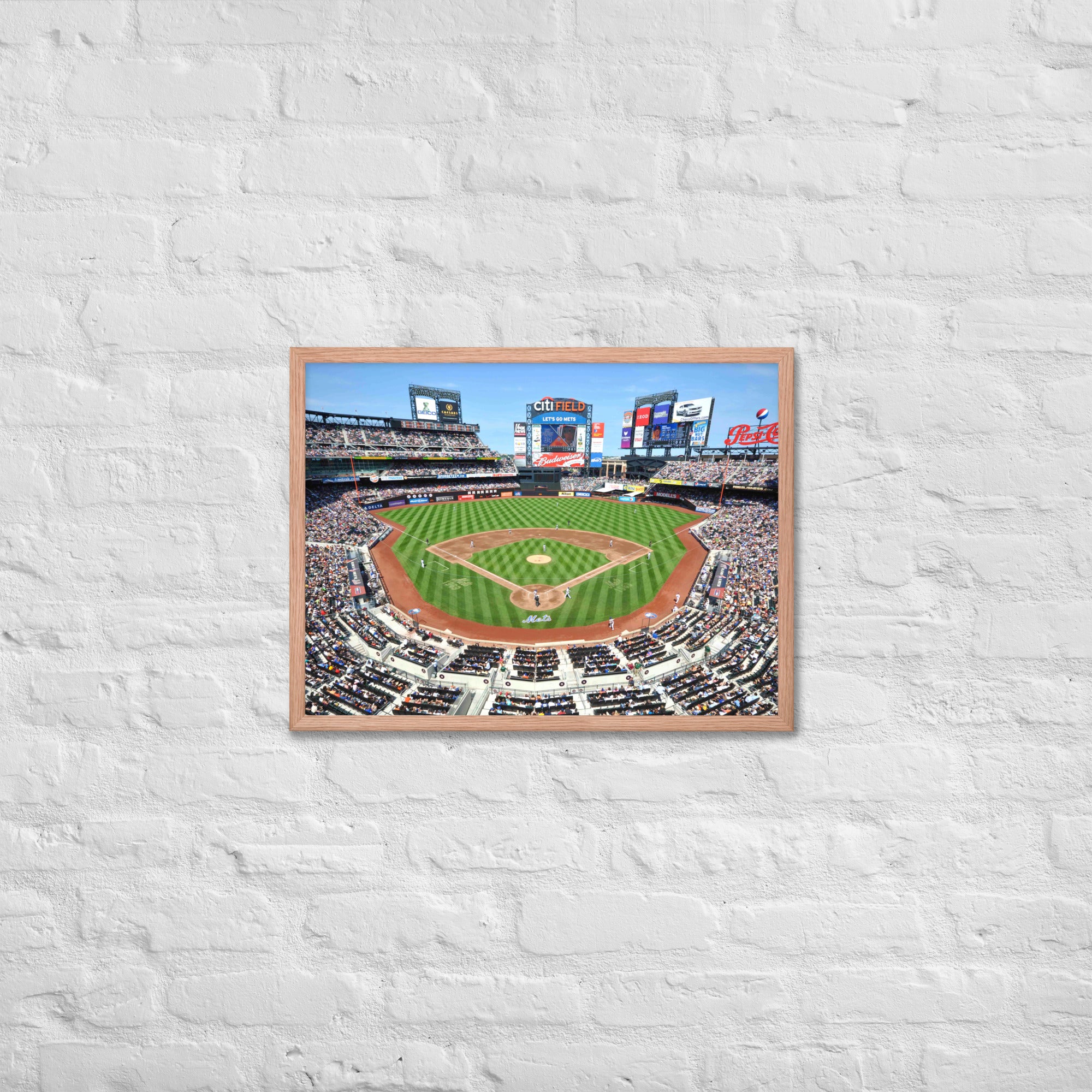 Citi Field - New York Mets Framed Poster - Stadium Vagabond
