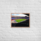 Camp Nou - Home of FC Barcelona Framed Poster - Stadium Vagabond
