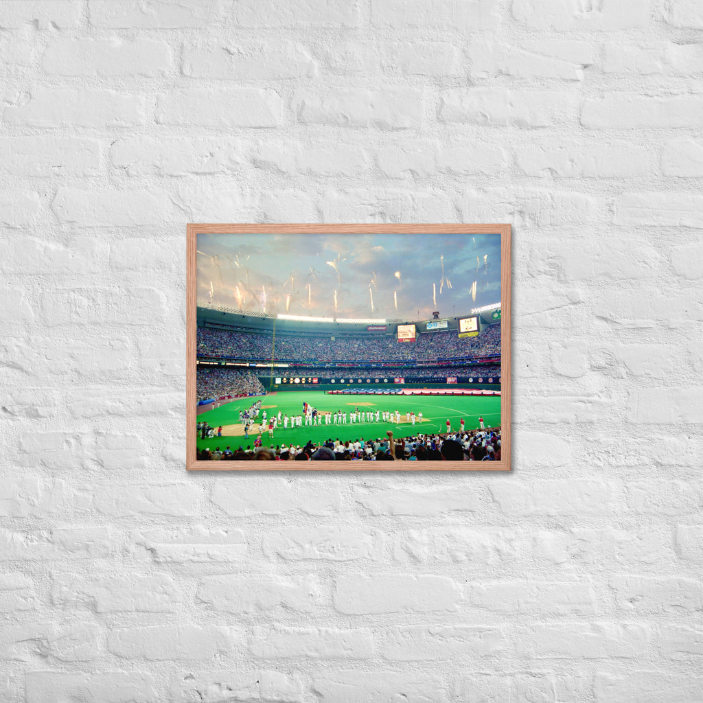 1996 All Star Game - Veterans Stadium Framed Poster - Stadium Vagabond