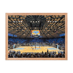 UNC Tar Heels Basketball Framed poster - Stadium Vagabond