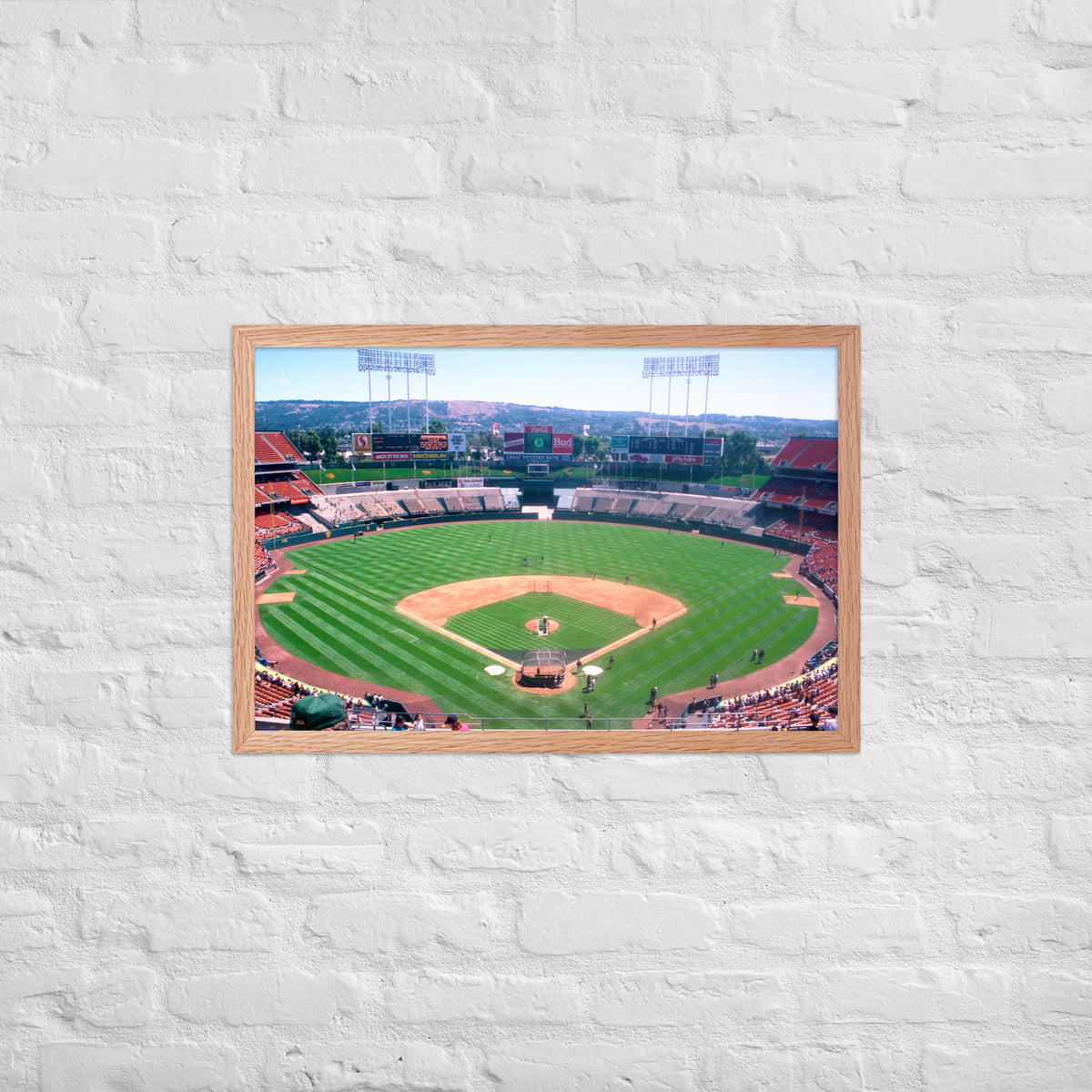 Oakland Coliseum 1993 - Former Home of Oakland A's - Stadium Vagabond