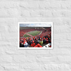 Camp Randall - Home of the Wisconsin Badgers Framed Poster - Stadium Vagabond