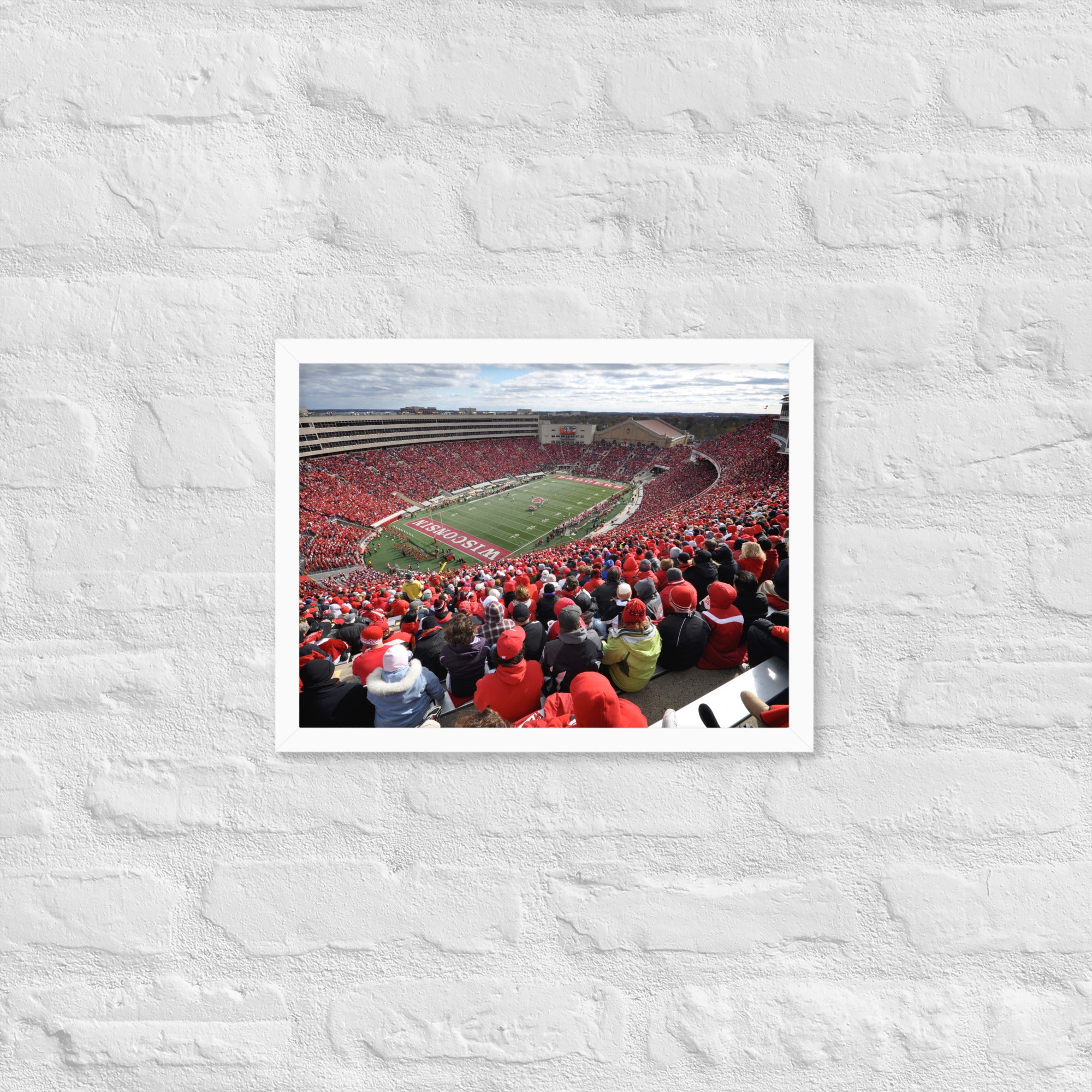 Camp Randall - Home of the Wisconsin Badgers Framed Poster - Stadium Vagabond