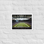 Detroit Lions Ford Field Framed Poster - Stadium Vagabond