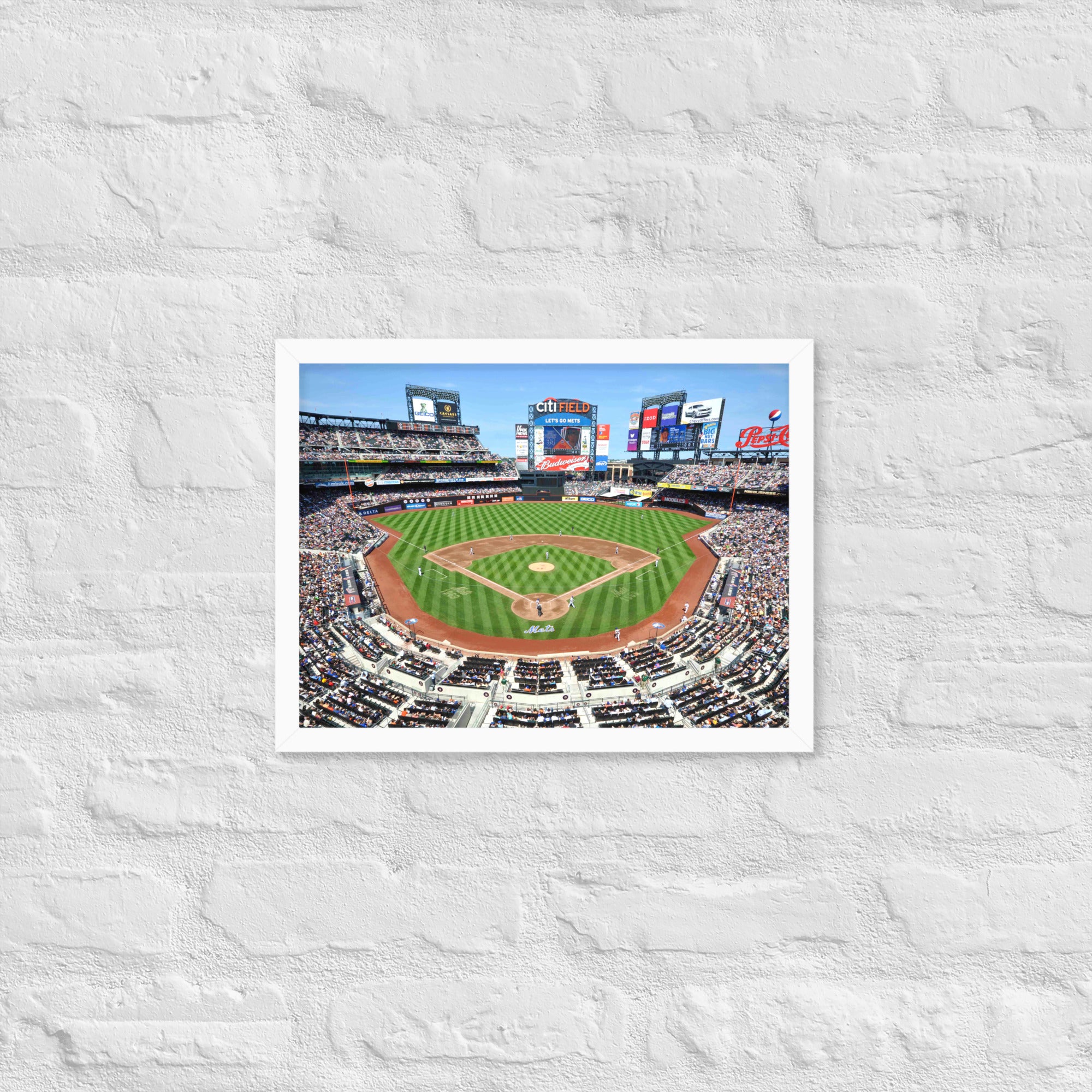 Citi Field - New York Mets Framed Poster - Stadium Vagabond