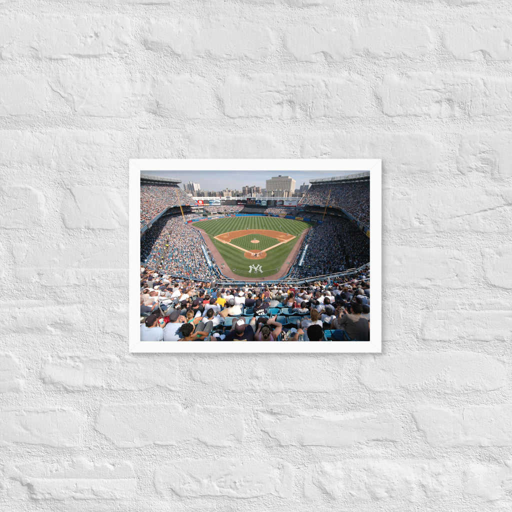 Old Yankee Stadium Framed Poster - Stadium Vagabond