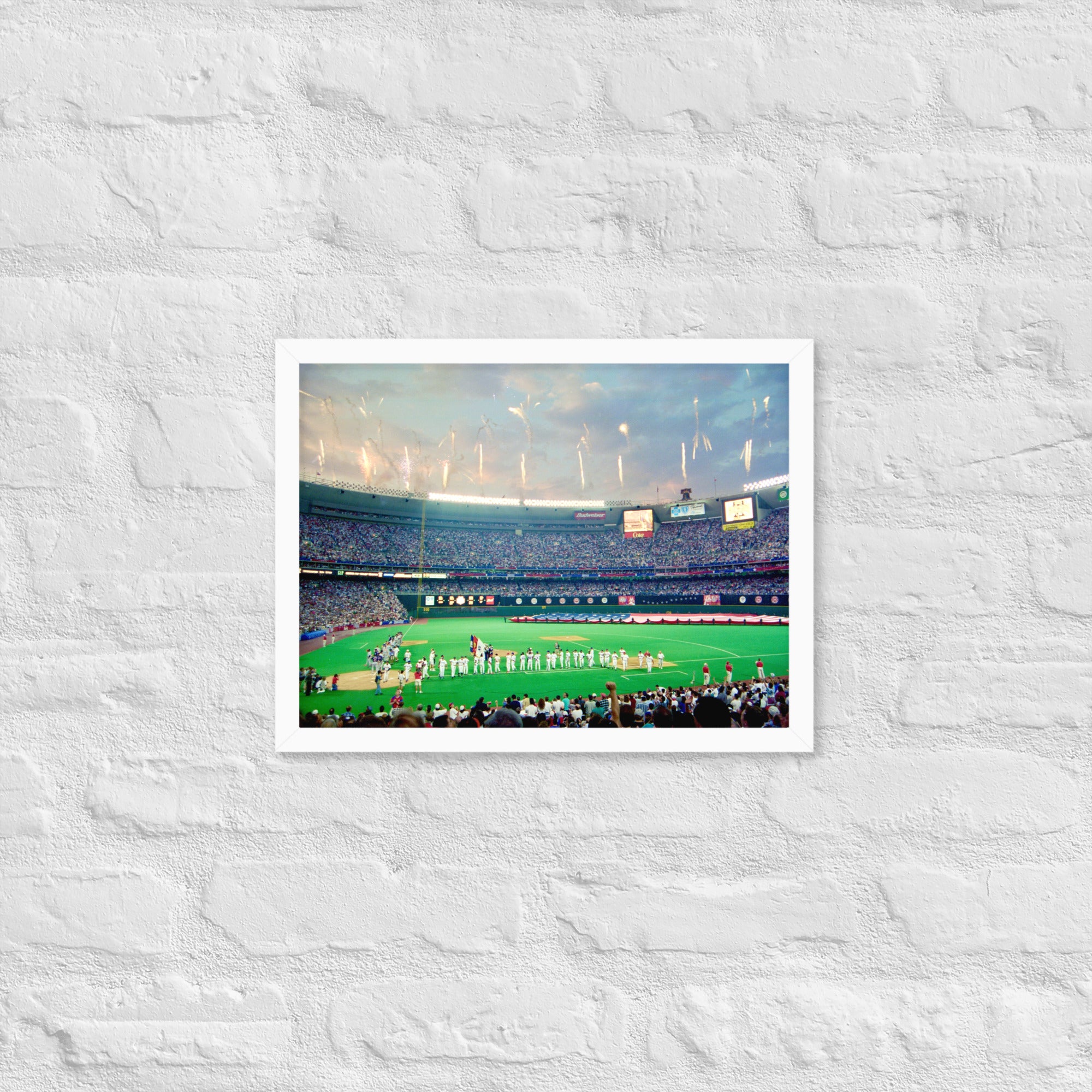 1996 All Star Game - Veterans Stadium Framed Poster - Stadium Vagabond
