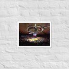 University of Illinois Basketball Framed poster - Stadium Vagabond