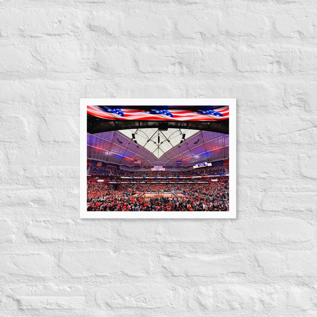 Syracuse Orangemen Basketball Framed poster - Stadium Vagabond