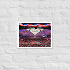 Syracuse Orangemen Basketball Framed poster - Stadium Vagabond