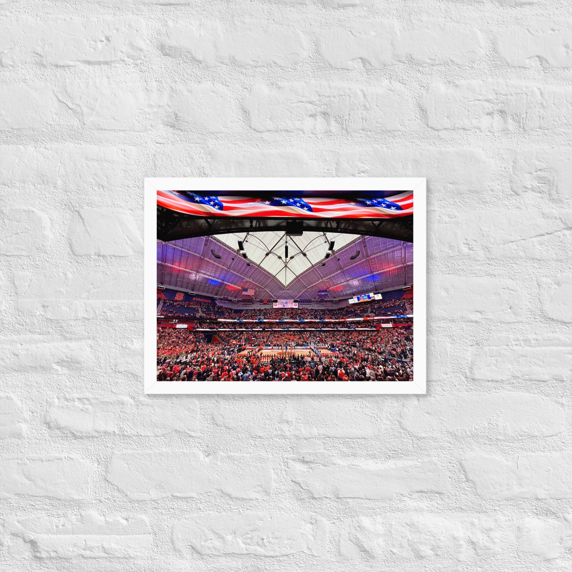 Syracuse Orangemen Basketball Framed poster - Stadium Vagabond
