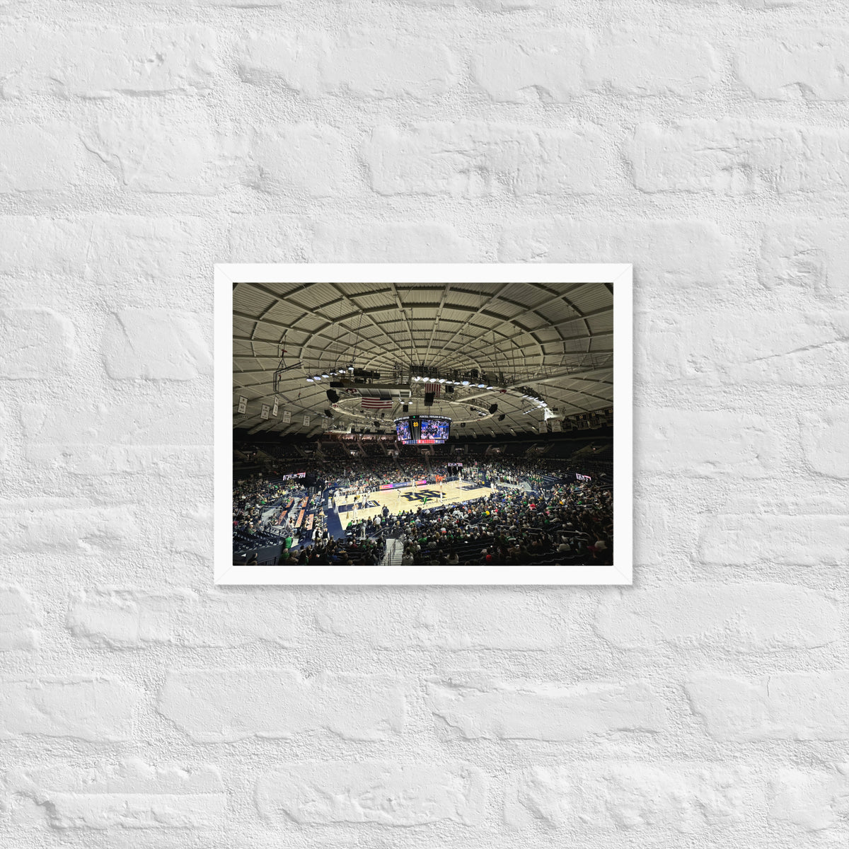 Notre Dame Basketball Framed poster - Stadium Vagabond