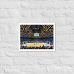UNC Tar Heels Basketball Framed poster - Stadium Vagabond