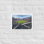 Boston Legacy Inaugural Soccer Game Framed poster