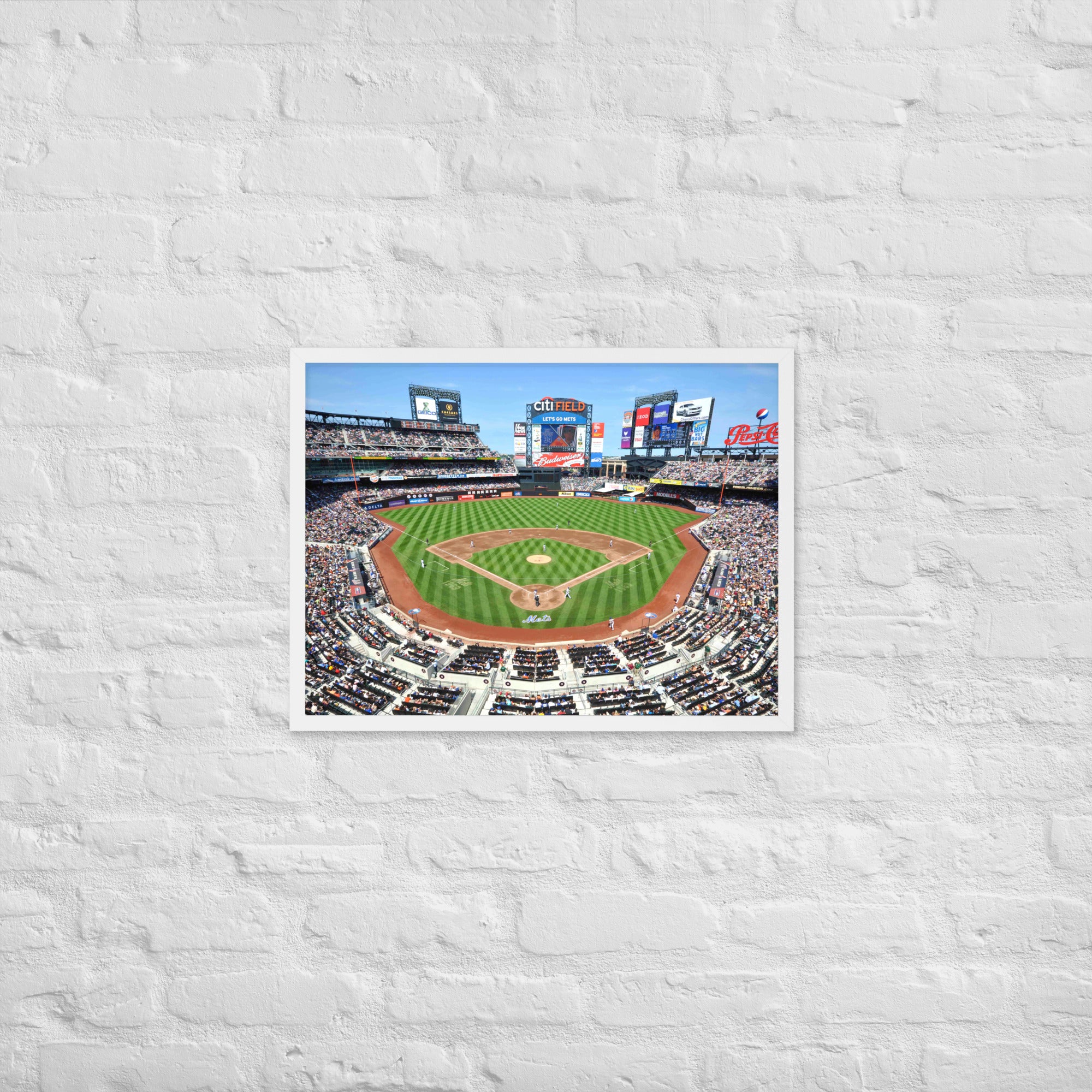 Citi Field - New York Mets Framed Poster - Stadium Vagabond