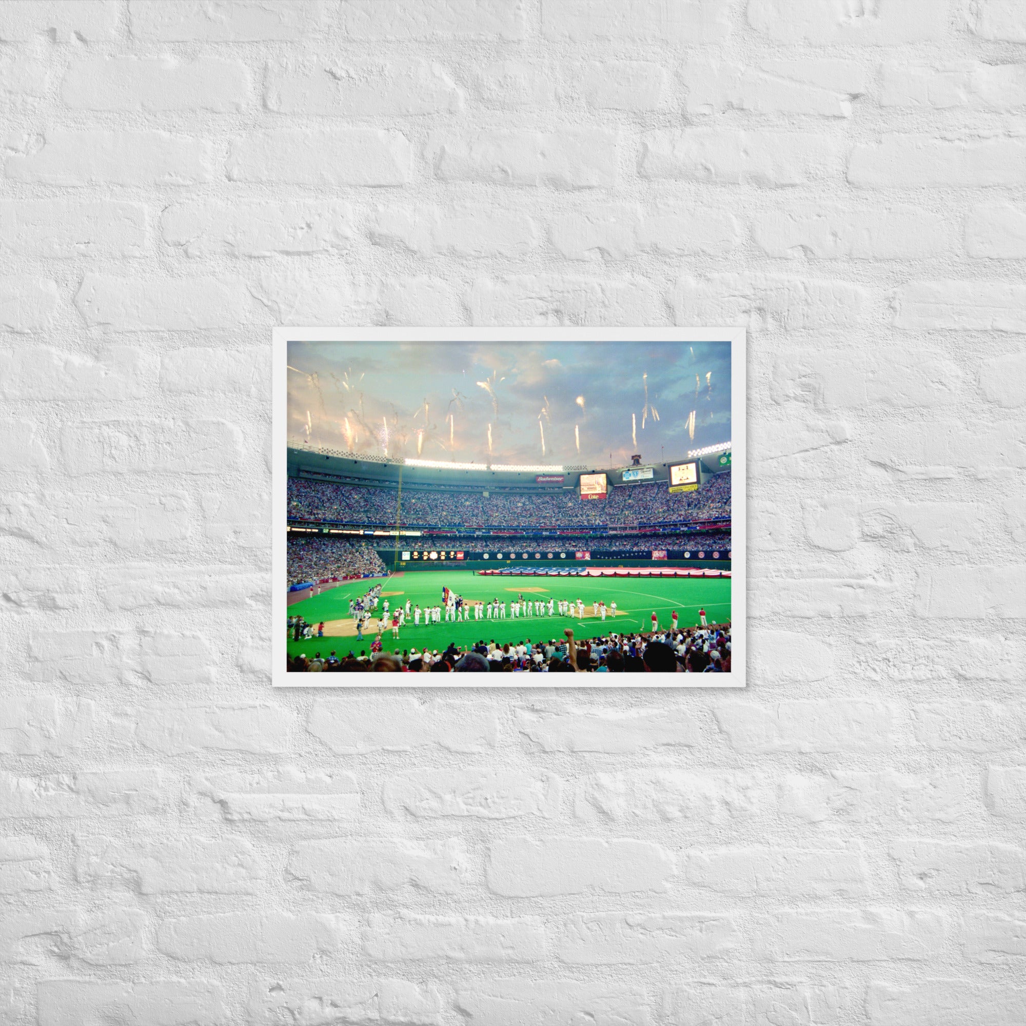 1996 All Star Game - Veterans Stadium Framed Poster - Stadium Vagabond