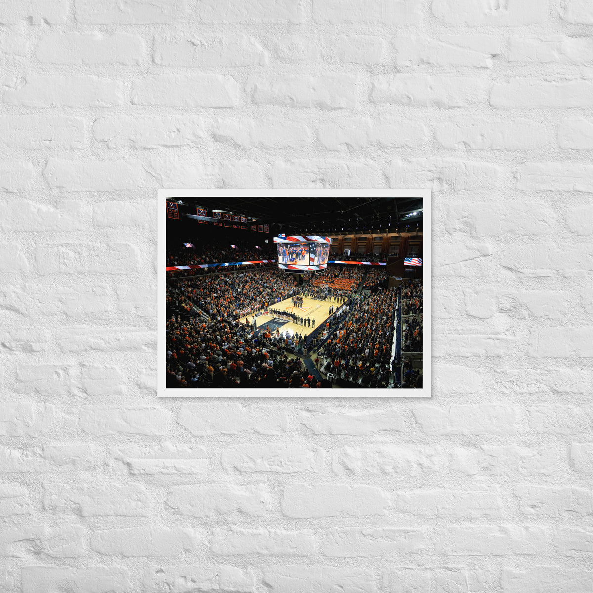 UVA Caveliers John Paul Jones Arena Framed poster - Stadium Vagabond