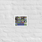 Stadiums of the 2026 World Cup Framed poster - Stadium Vagabond