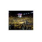 Michigan Wolverines Crisler Center Basketball Print - Stadium Vagabond