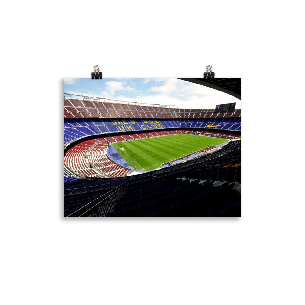 Barcelona - Camp Nou Print - Stadium Vagabond