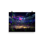 Crypto.com Arena - Home of the Los Angeles Lakers Print - Stadium Vagabond
