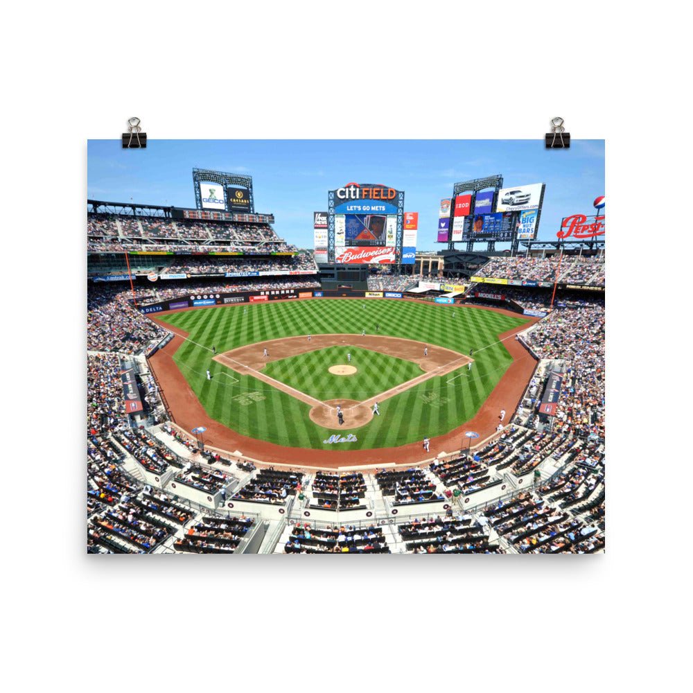 New York Mets Citi Field Print - Stadium Vagabond