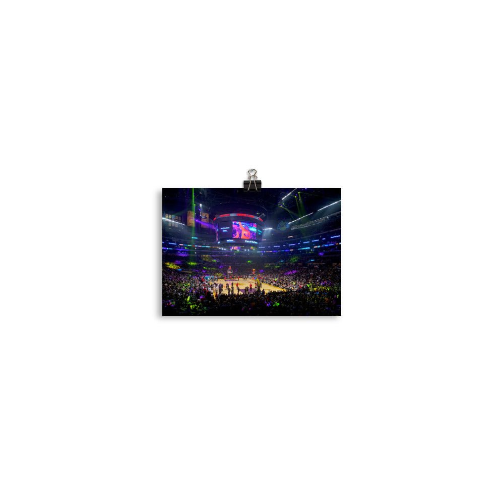 Crypto.com Arena - Home of the Los Angeles Lakers Print - Stadium Vagabond