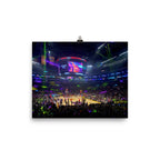 Crypto.com Arena - Home of the Los Angeles Lakers Print - Stadium Vagabond