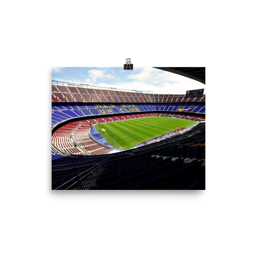 Barcelona - Camp Nou Print - Stadium Vagabond