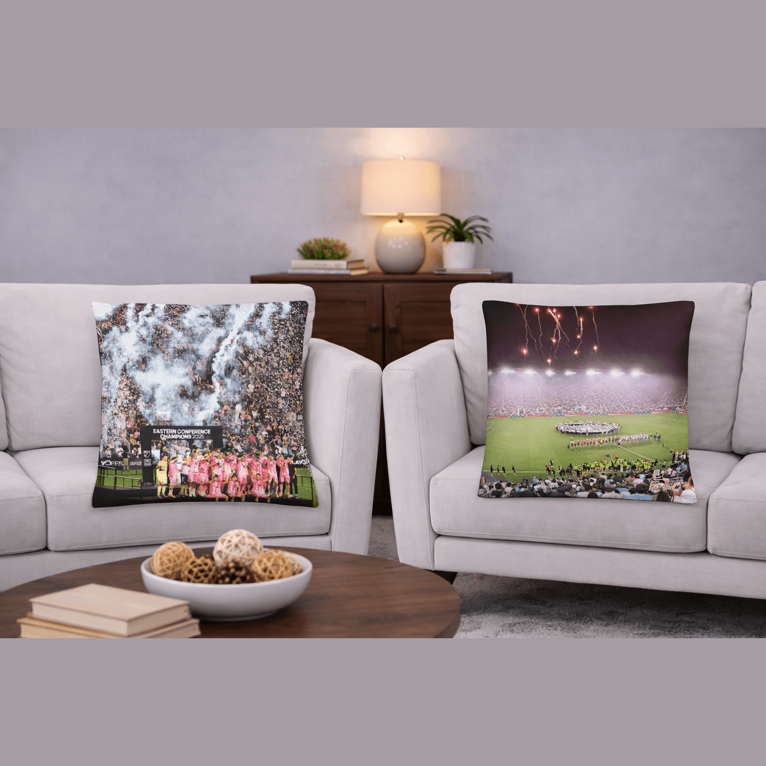 Inter Miami CF - Eastern Conference Championship Pillow - Stadium Vagabond