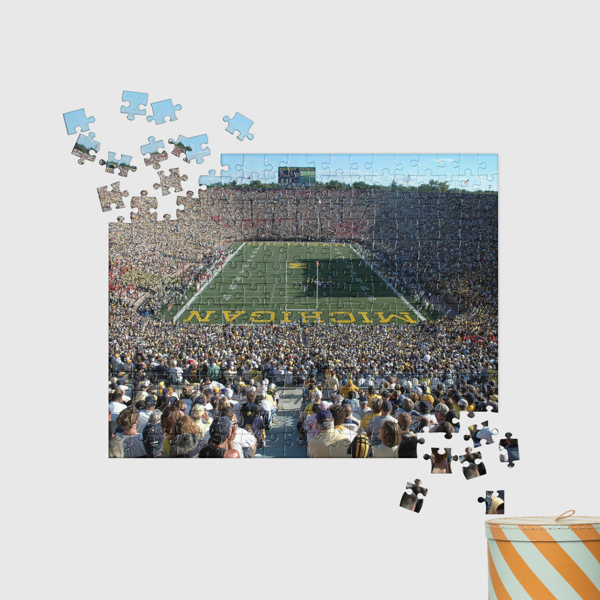 Michigan Wolverines "Big House" Puzzle - Stadium Vagabond