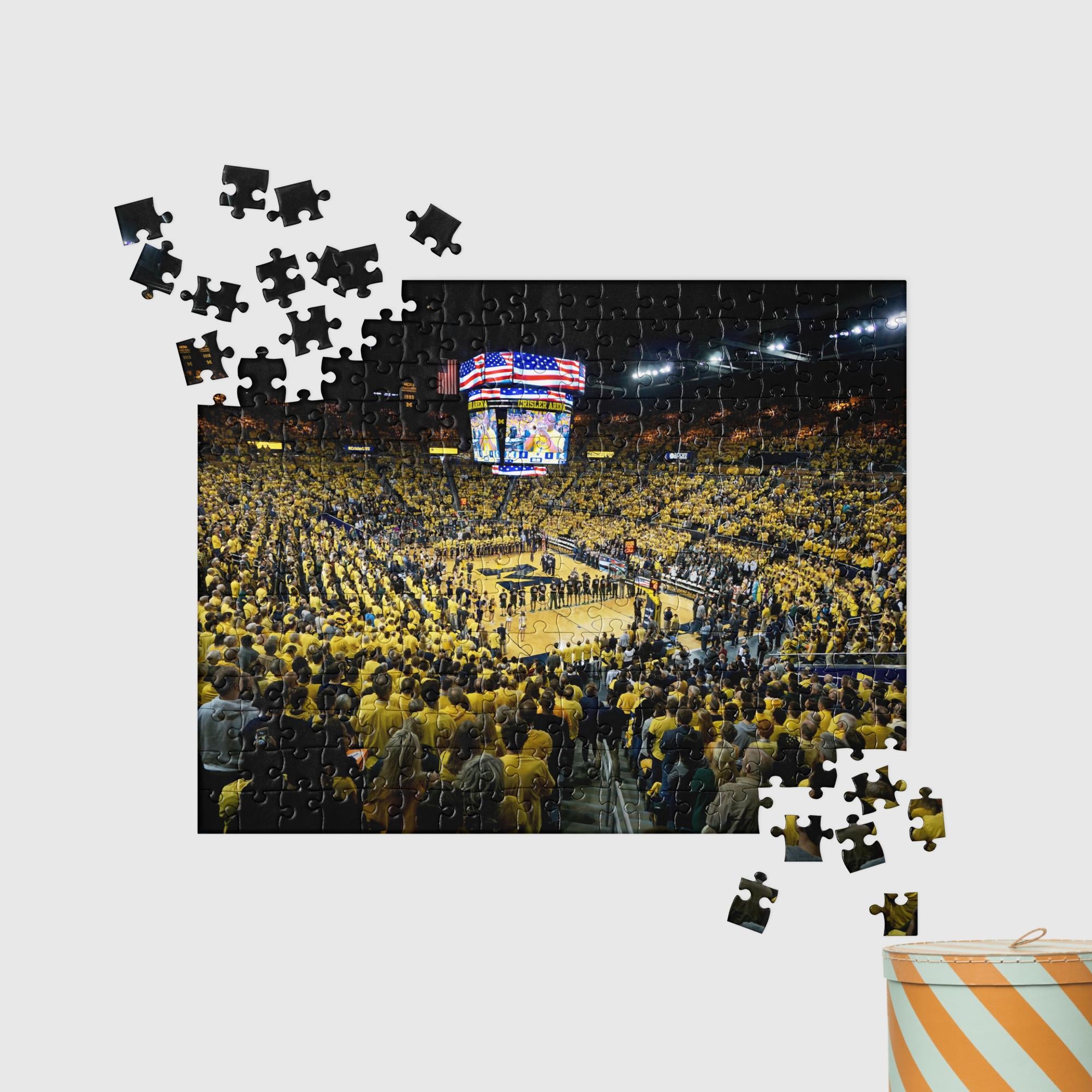 Michigan Wolverines Crisler Center puzzle - Stadium Vagabond