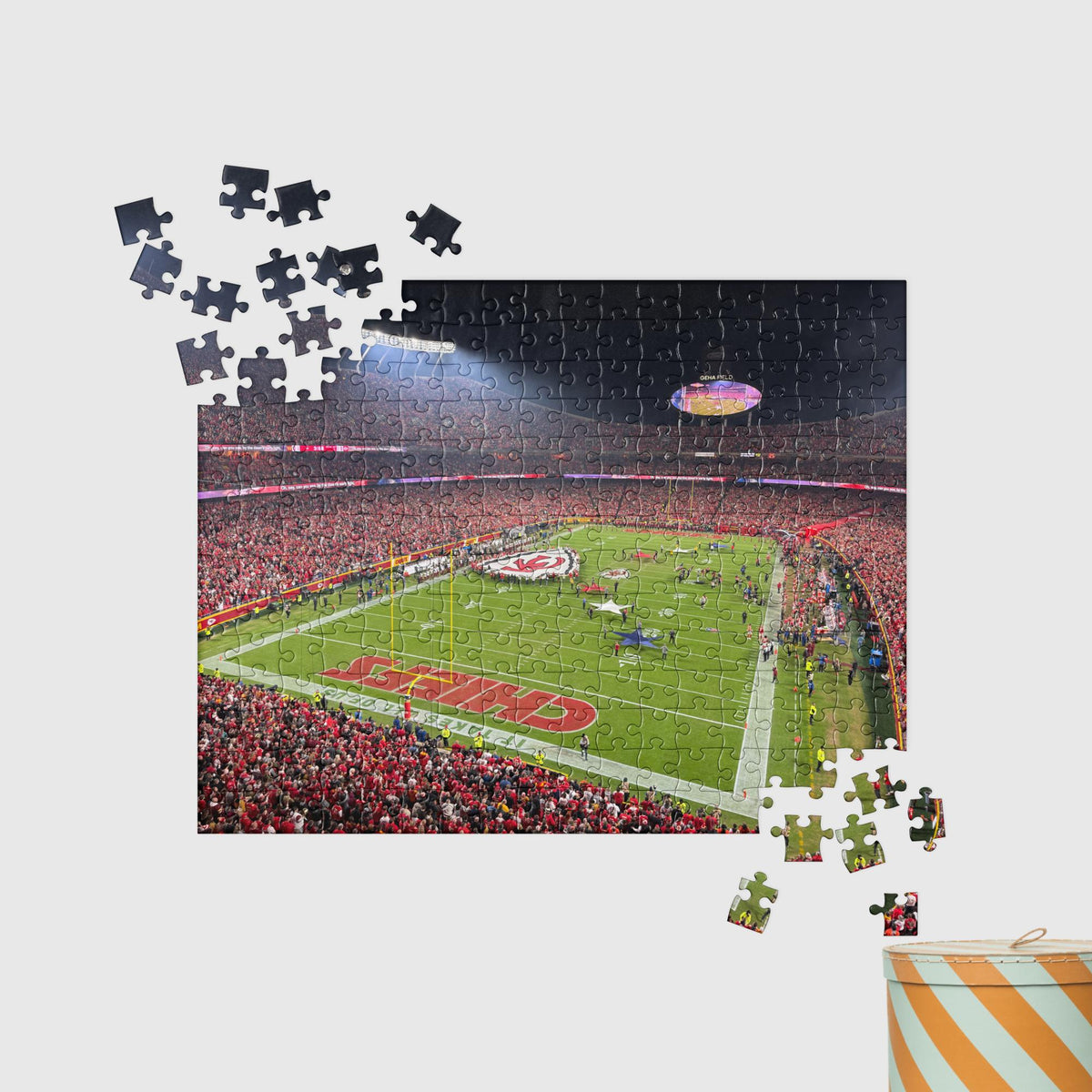 Kansas City Chiefs - Arrowhead Stadium Puzzle - Stadium Vagabond