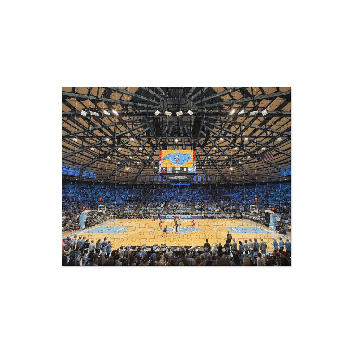 UNC Tar Heels Basketball puzzle - Stadium Vagabond