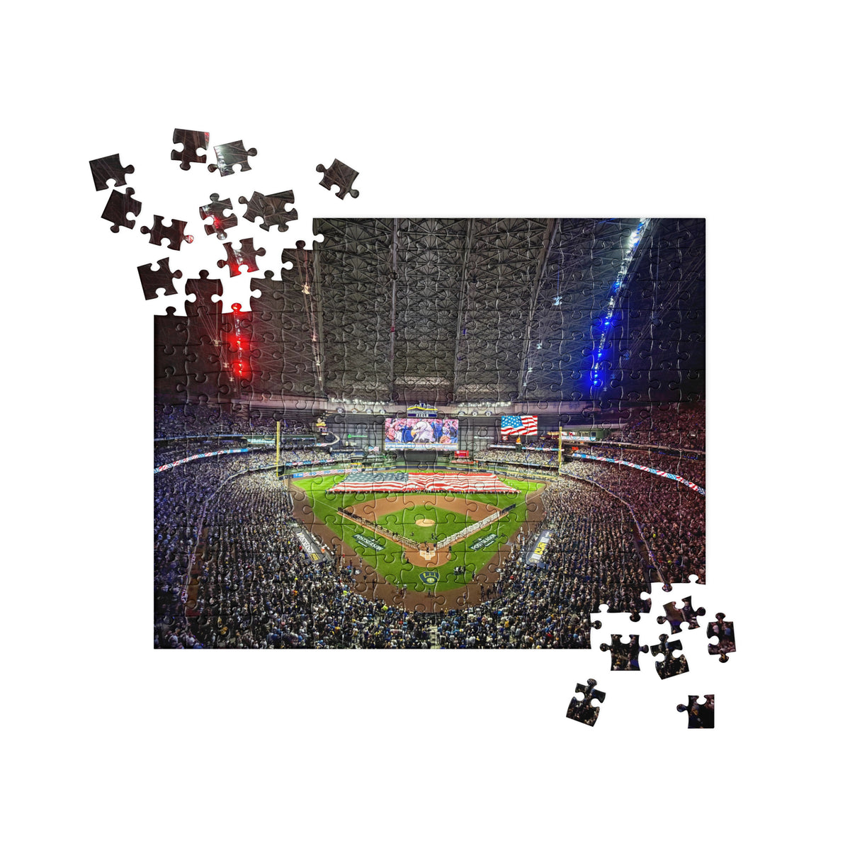 Milwaukee Brewers American Family Field puzzle - Stadium Vagabond