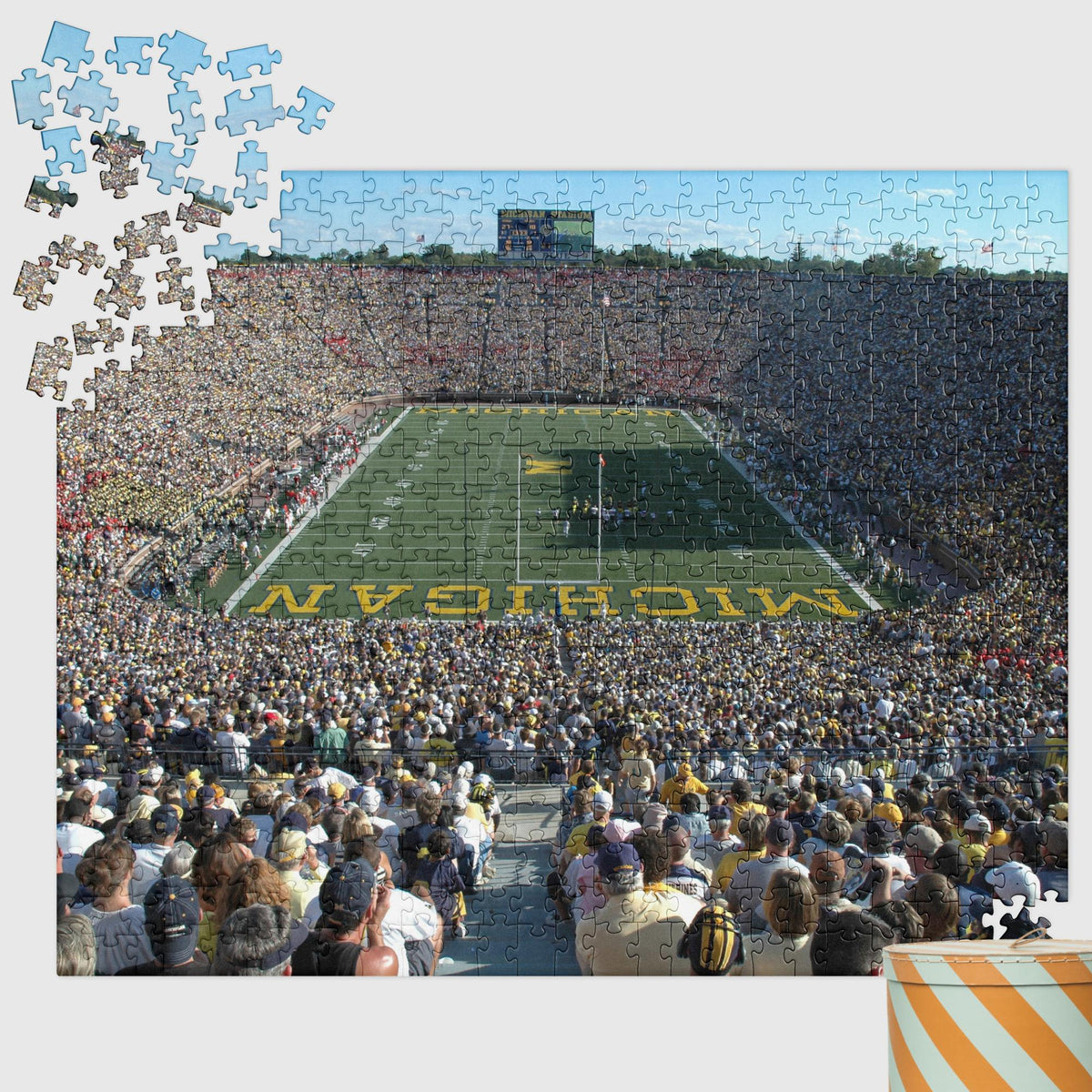 Michigan Wolverines "Big House" Puzzle - Stadium Vagabond