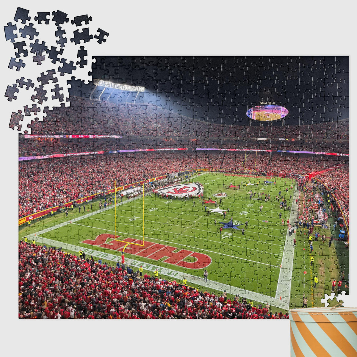 Kansas City Chiefs - Arrowhead Stadium Puzzle - Stadium Vagabond