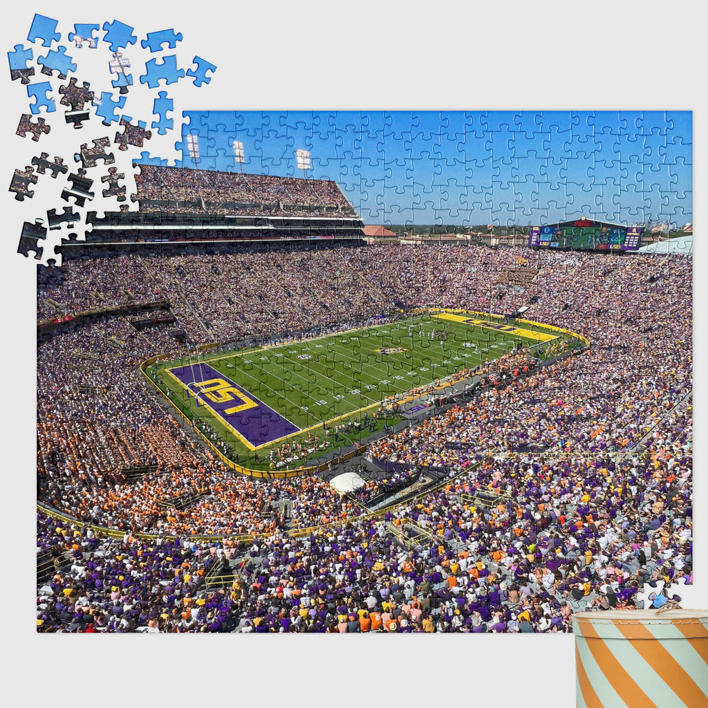 LSU Jigsaw puzzle - Stadium Vagabond