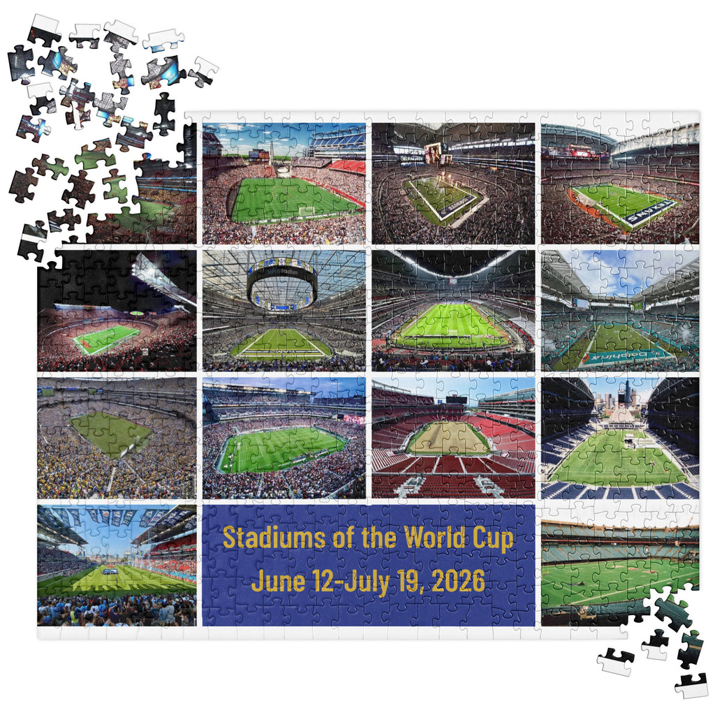 Stadiums of the 2026 World Cup puzzle - Stadium Vagabond