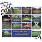 Stadiums of the 2026 World Cup puzzle - Stadium Vagabond