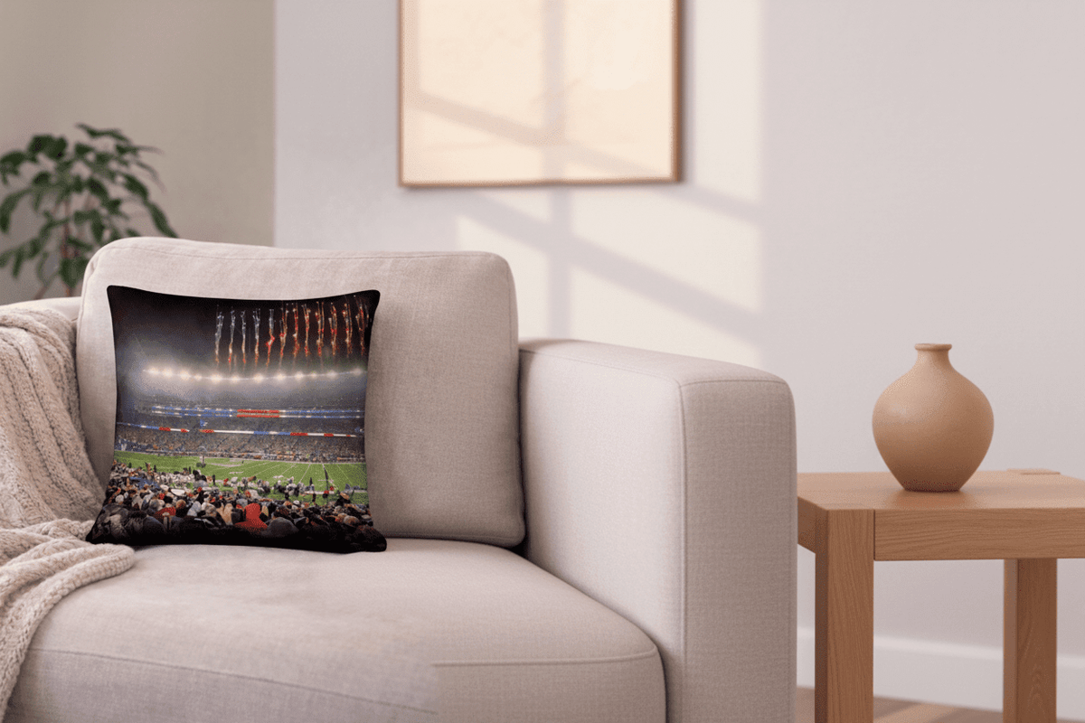 Boston Red Sox and New England Patriots Pillow Case - Stadium Vagabond